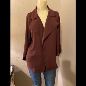 Beautiful burgundy blazer